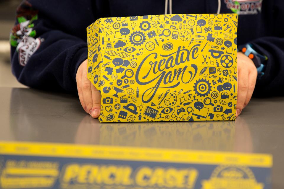 Adobe Creative Jam Pencil Case & Hang Tag