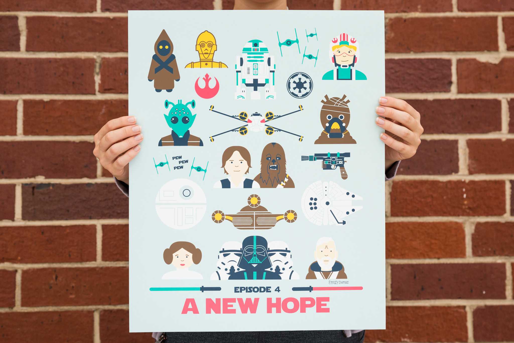 Star Wars - A New Hope Poster • Mama’s Sauce