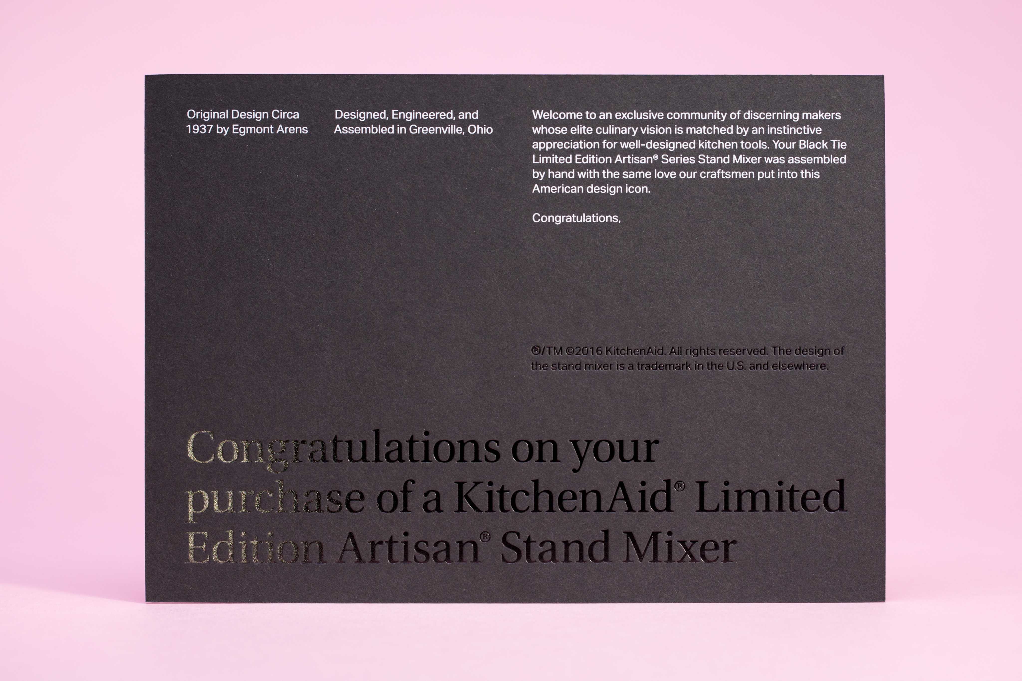 KitchenAid Limited Edition Cards • Mama’s Sauce