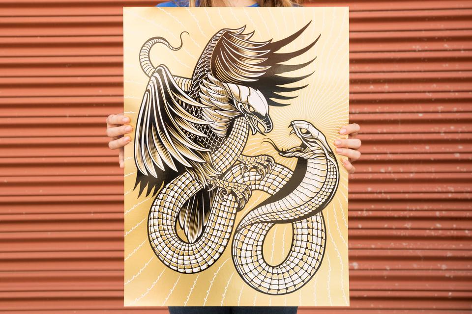 Eagle & Serpent Posters