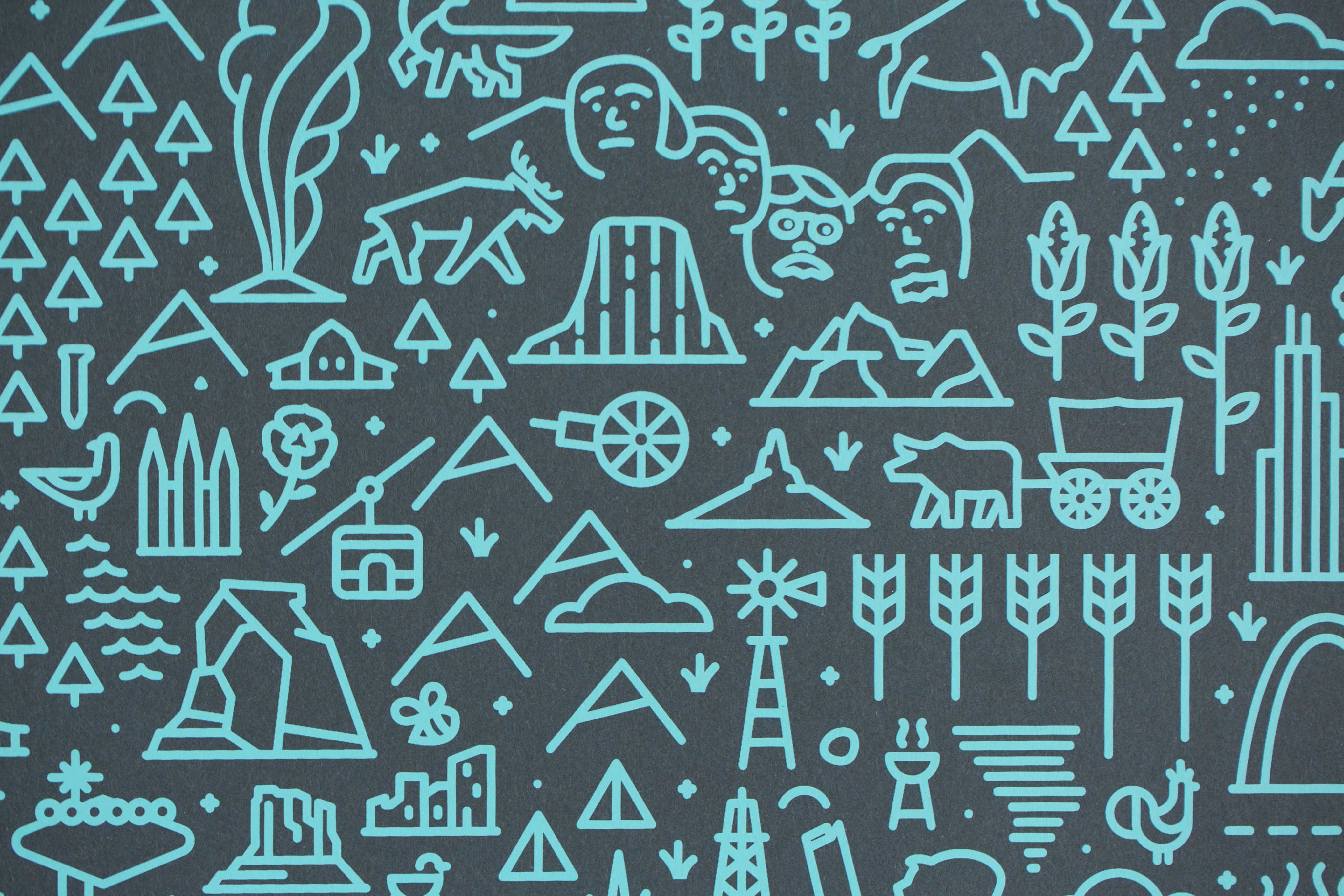 Map of America Poster • Mama’s Sauce