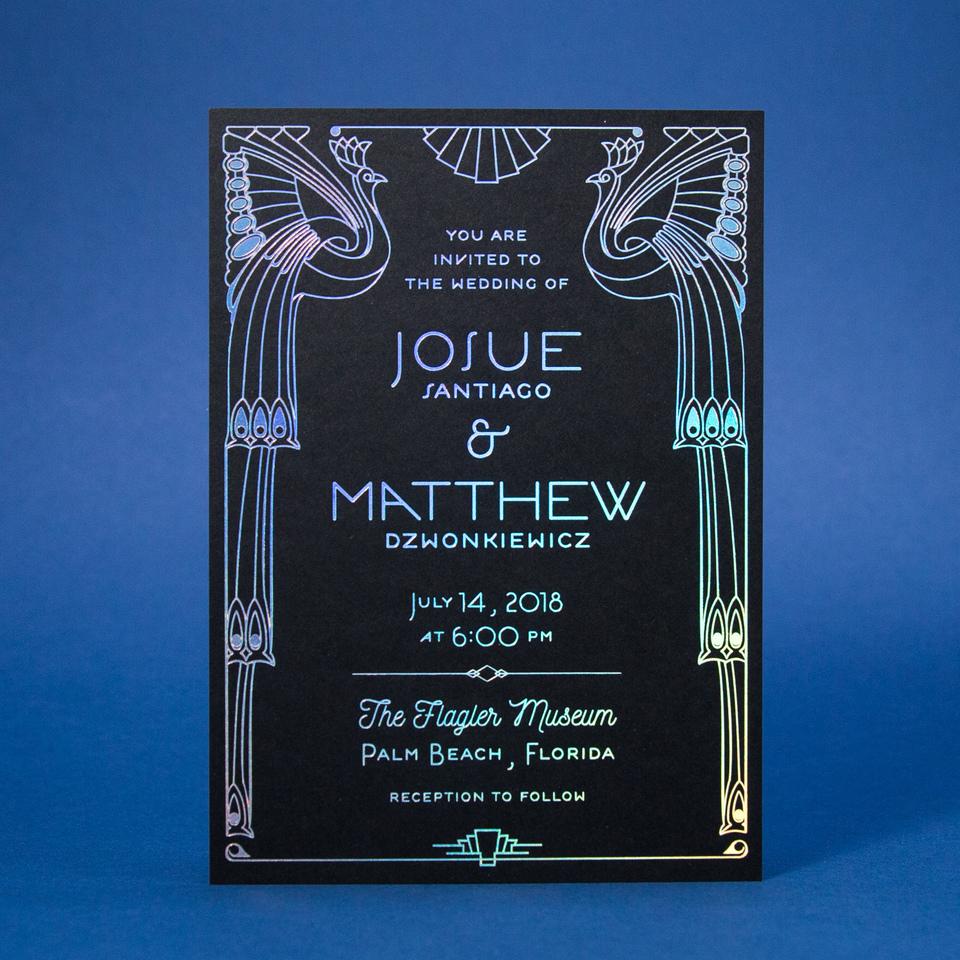 Josue and Matthew's Wedding Inviations