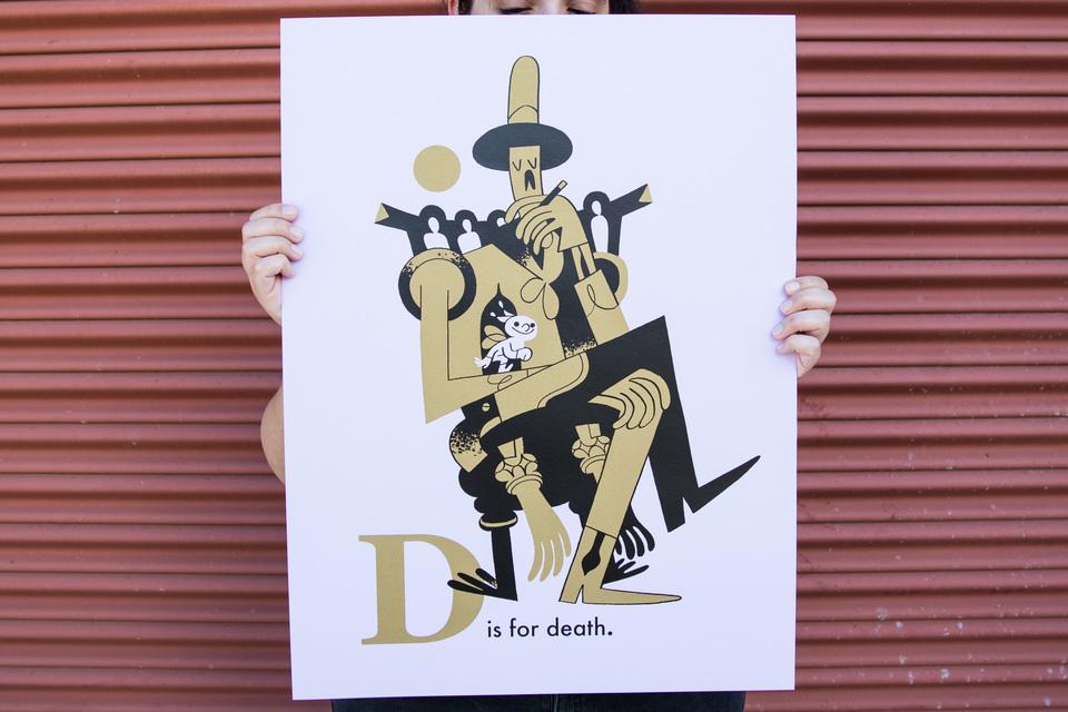 Joe Death Poster by Benjamin Schipper