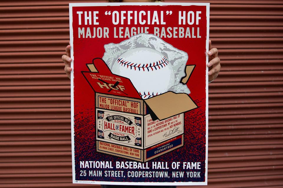 Ben Rupp's Baseball Hall of Fame Art Print