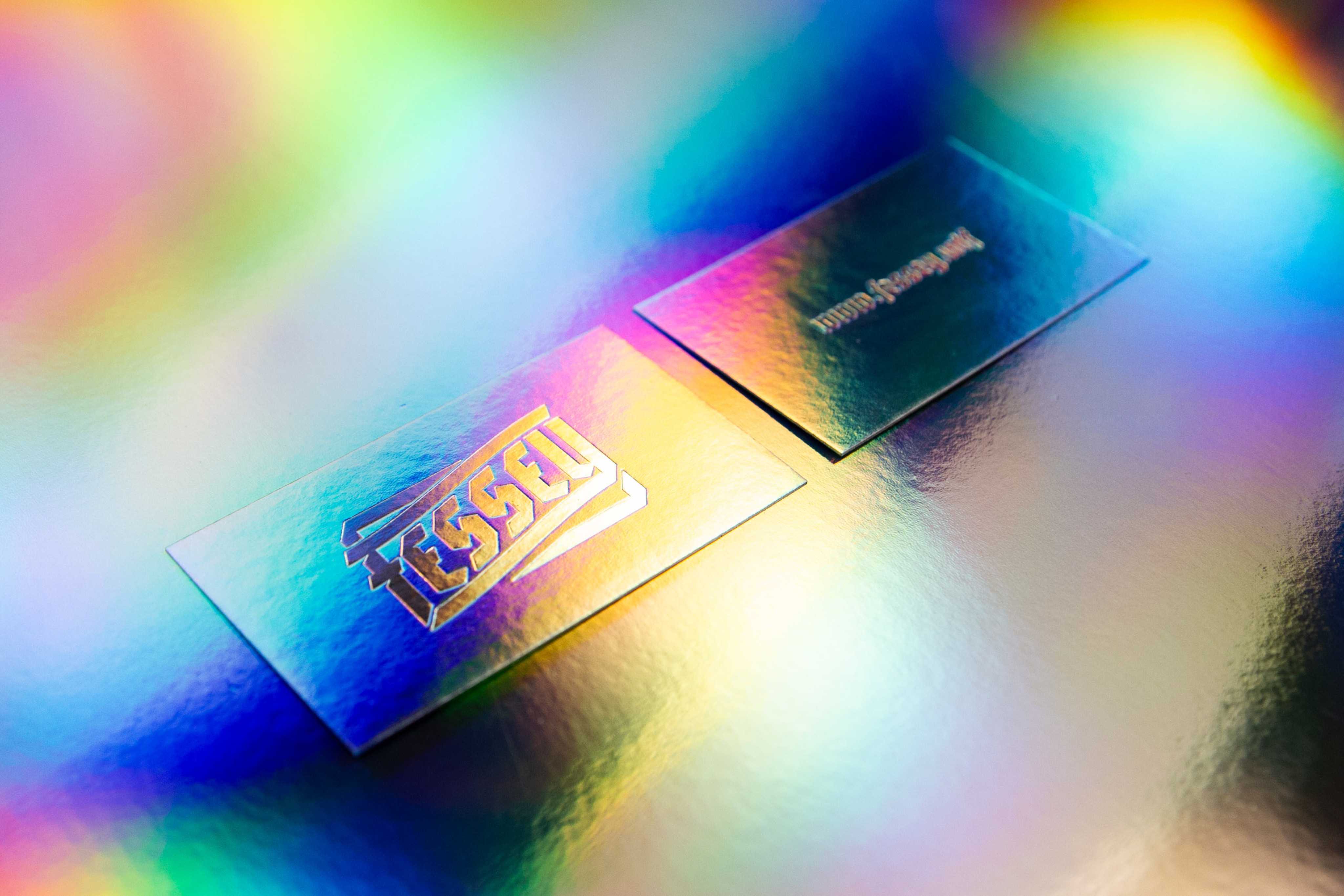 Fessey's Foil Everything Business Cards • Mama’s Sauce