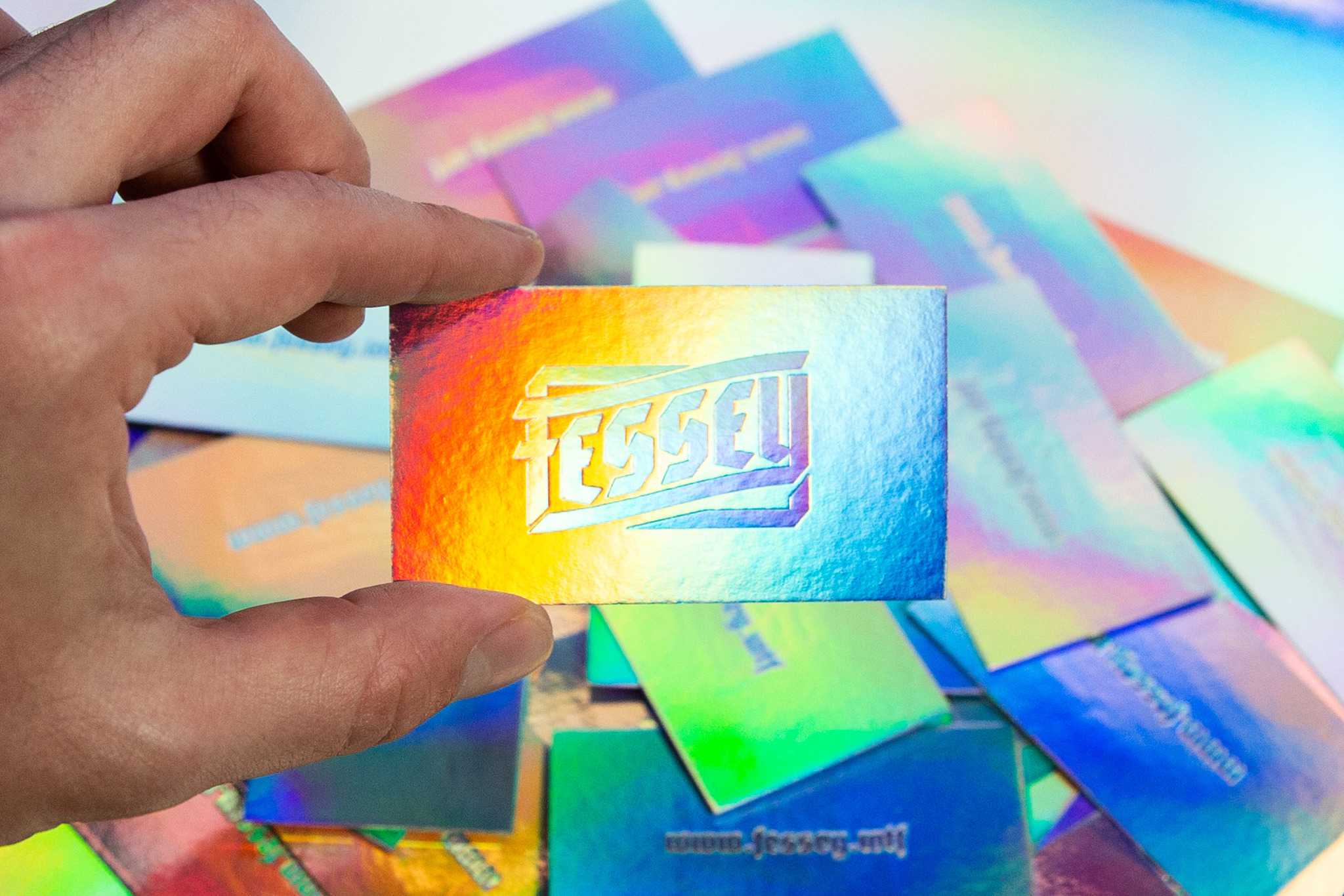 Fessey's Foil Everything Business Cards • Mama’s Sauce